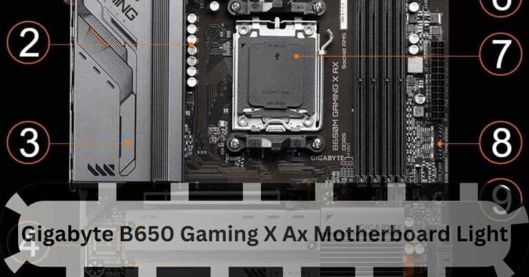 Gigabyte B650 Gaming X Ax Motherboard Light