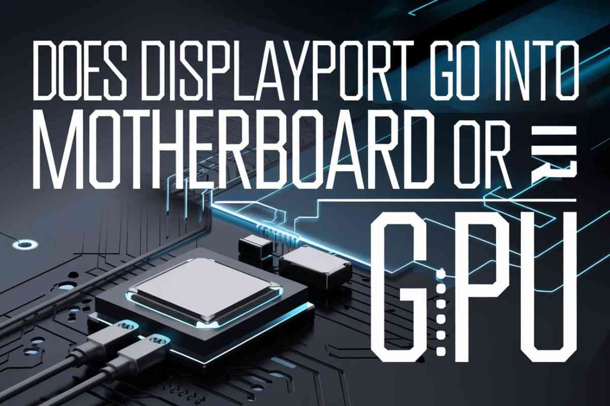 Does DisplayPort Go into Motherboard or GPU