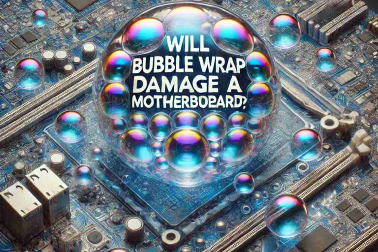 Will Bubble Wrap Damage A Motherboard