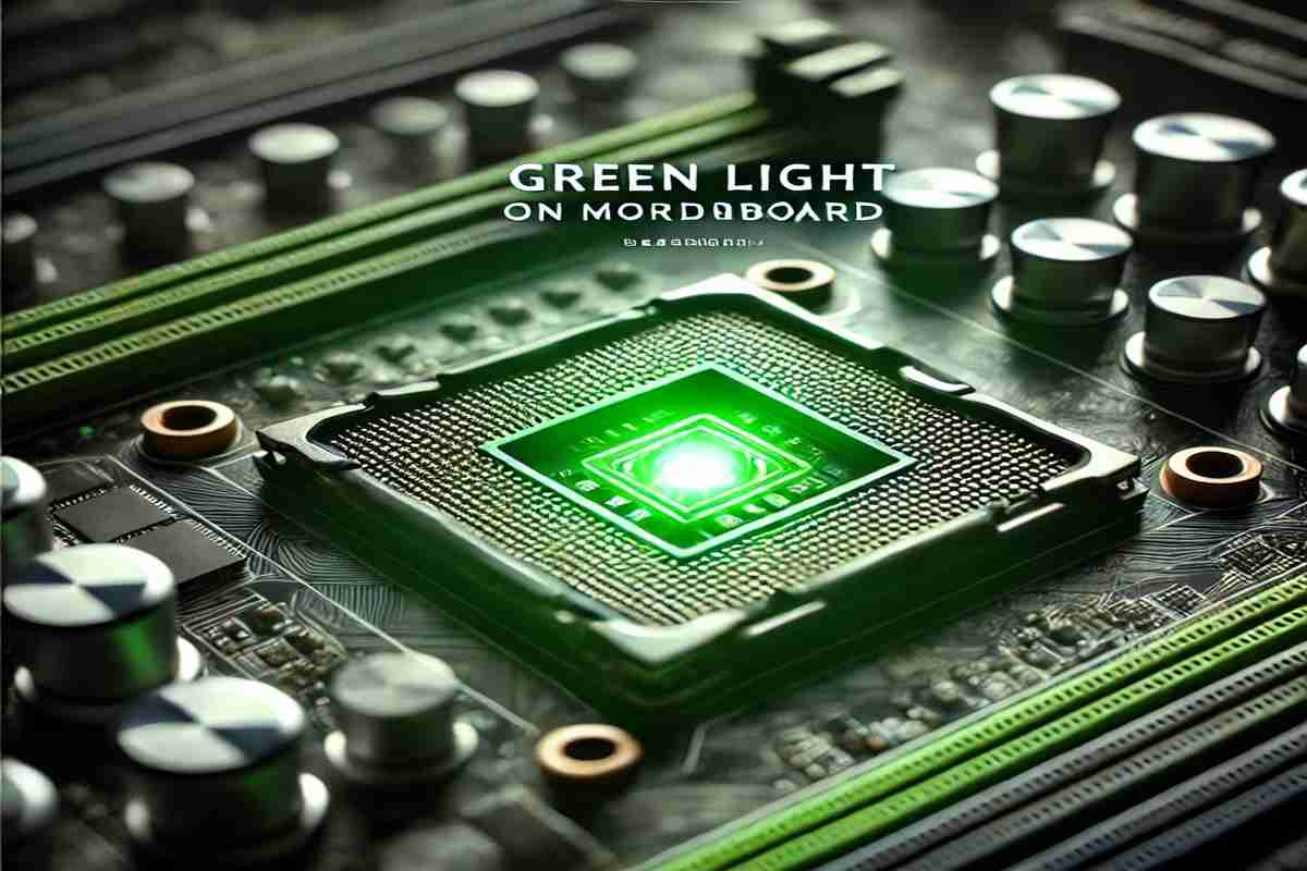 Green Light On Motherboard